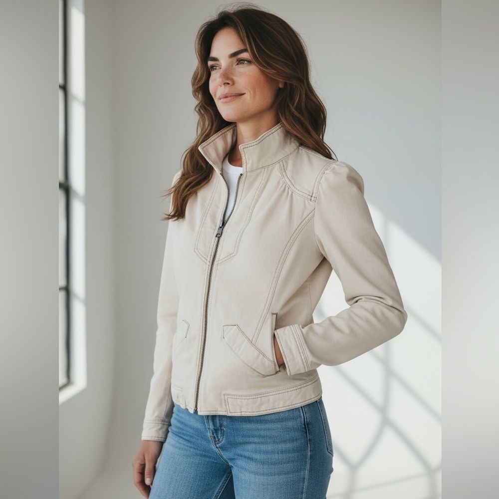 Marc Jacobs Off-White Jean Jacket